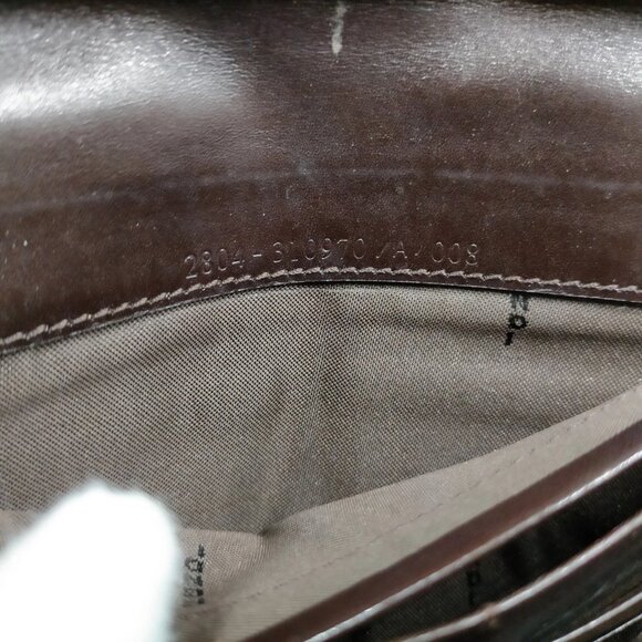 Authentic Fendi Brown Canvas Leather Wallet mn258-113025 - Picture 8 of 9